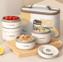 COOKSS保温饭盒316不锈钢保温桶