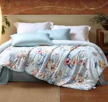 富安娜 玉茗春 100%蚕丝被子冬季 双人保暖冬厚被芯5.8斤 203*229cm