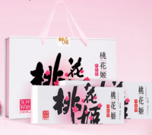 东阿阿胶桃花姬阿胶糕180g*2礼盒装即食阿胶糕礼盒